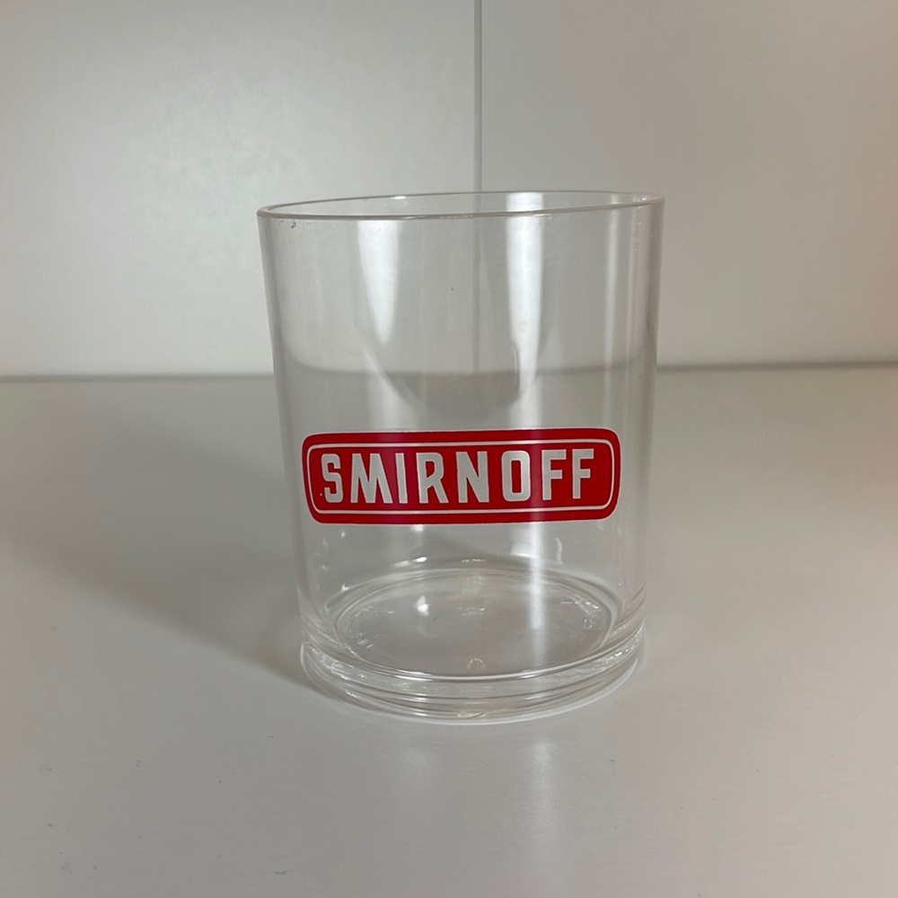 Smirnoff Plastic Drinking Glass
